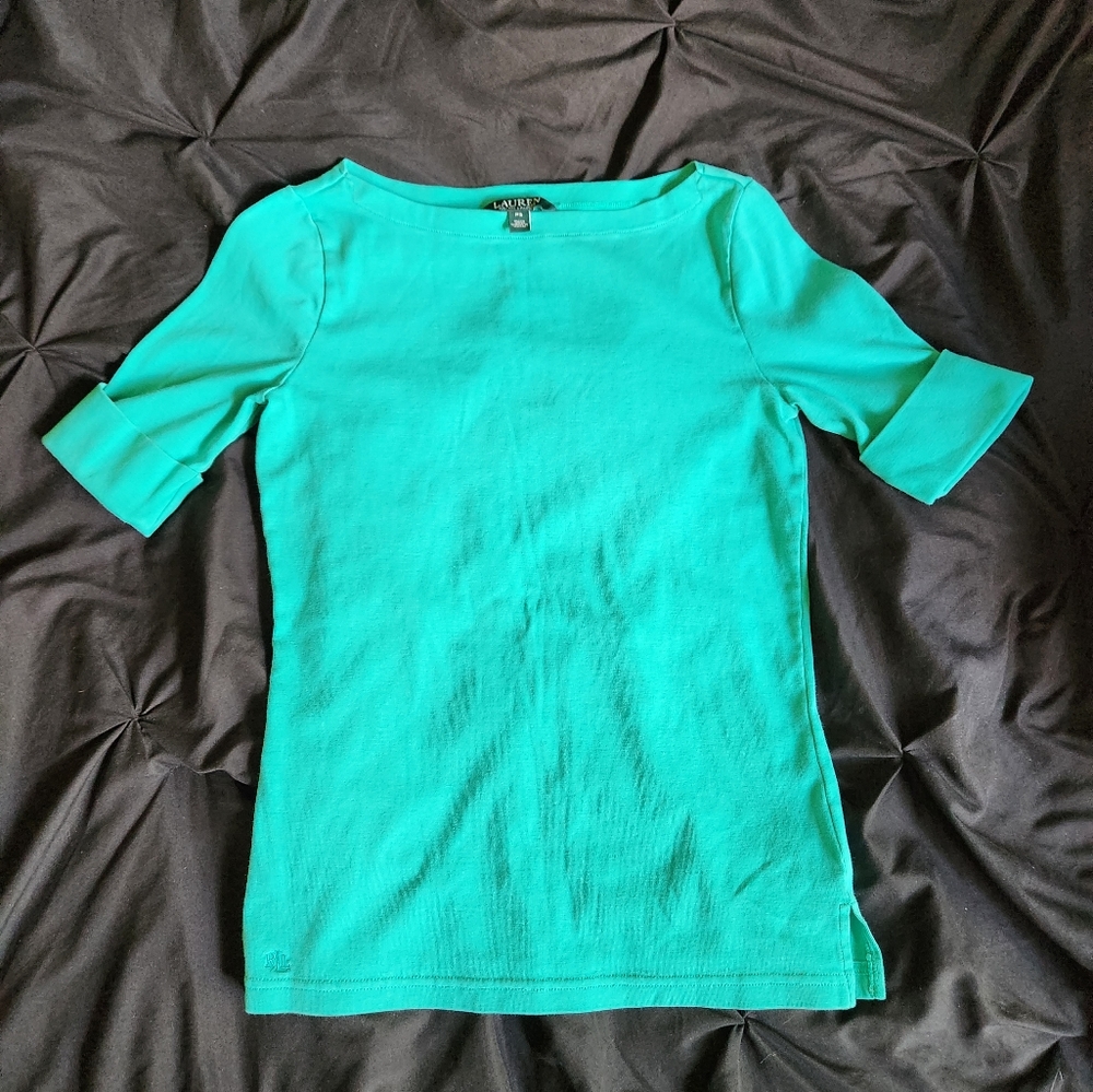 Green Ralph Lauren shirt